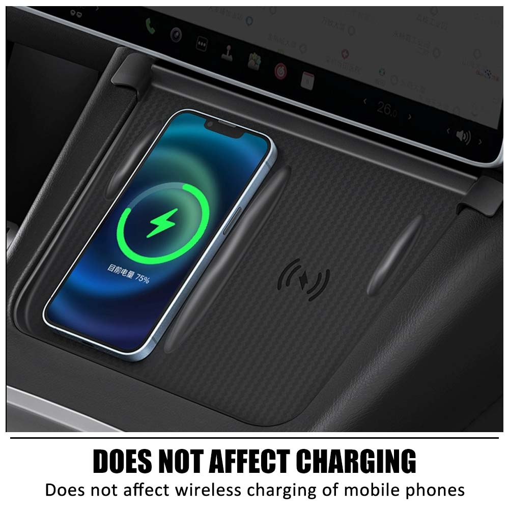 Cloudmall Center Console Wireless Charger Silicone Mat